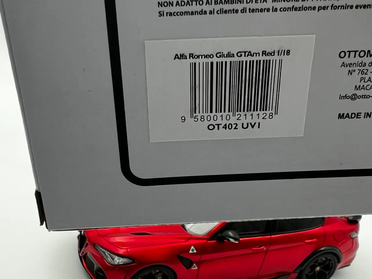 Billede 10 - 2020 Alfa Romeo Giulia GTAm 1:18