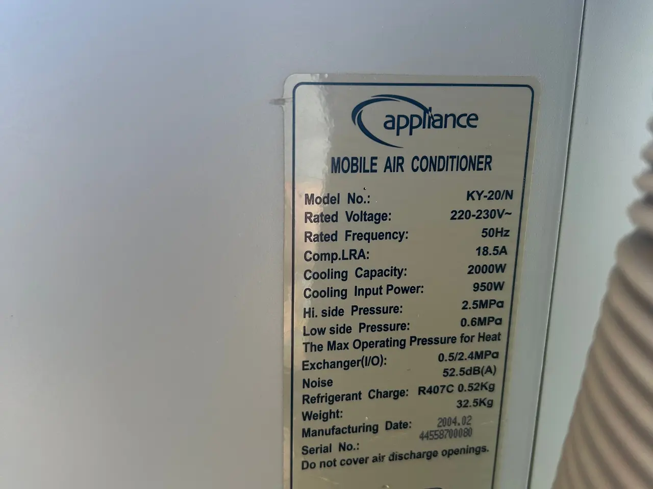 Billede 2 - Mobile air conditioner