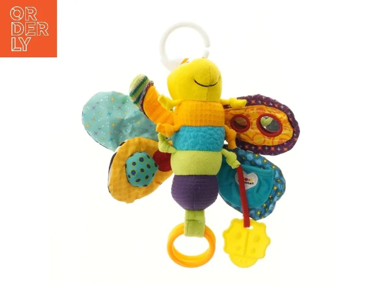 Billede 1 - Farverigt baby legetøj i form af sommerfugl fra Lamaze (str. 30 cm)