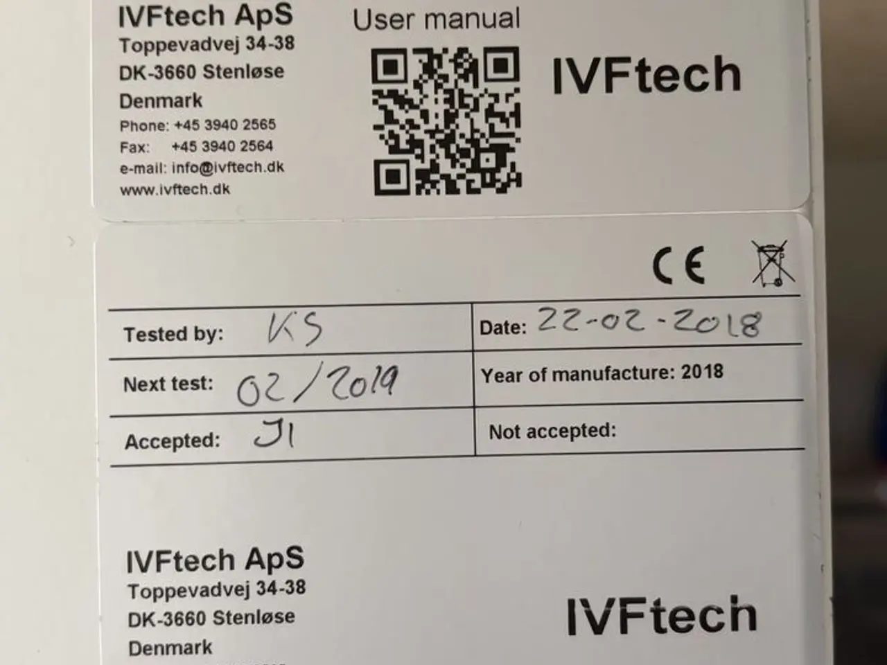 Billede 9 - IVFTech - LAF becnh