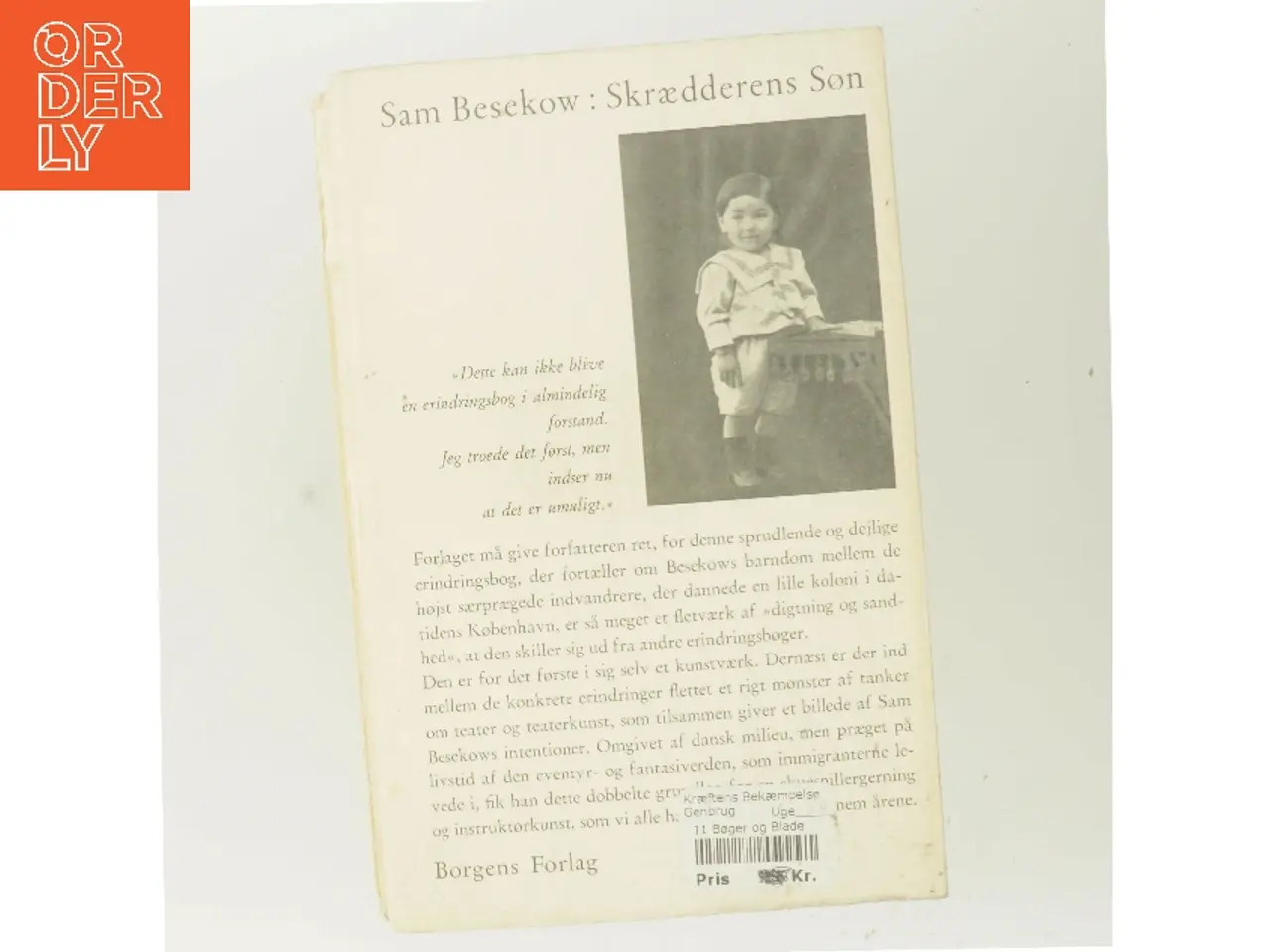 Billede 3 - Skrædderens Søn af Sam Besekow (Bog)