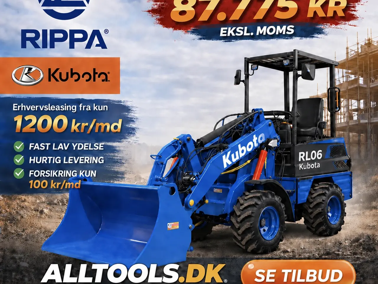 Billede 1 - Rippa RL06 Kubota 
