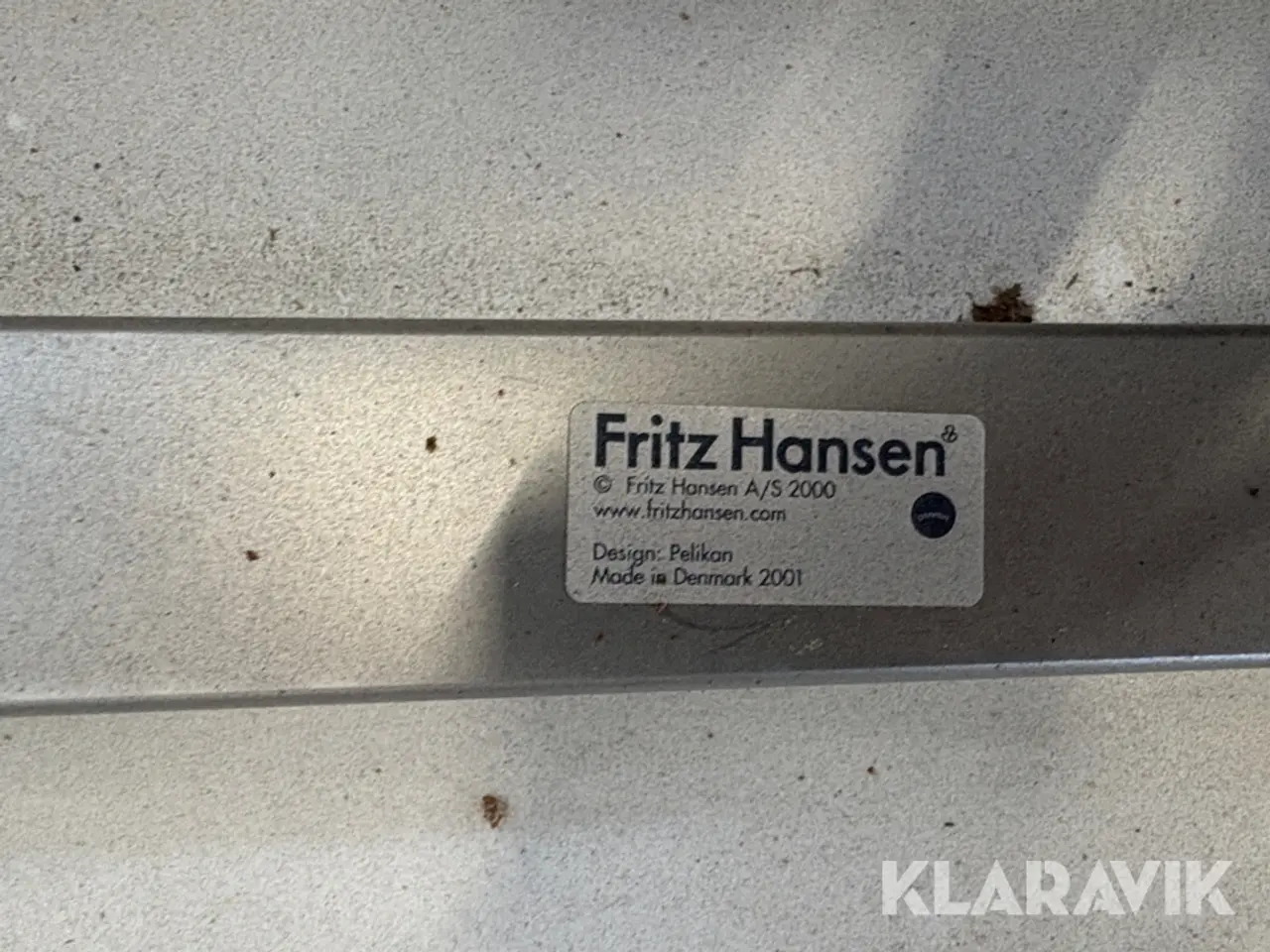 Billede 6 - Bord og stole Fritz Hansen - 5 dele
