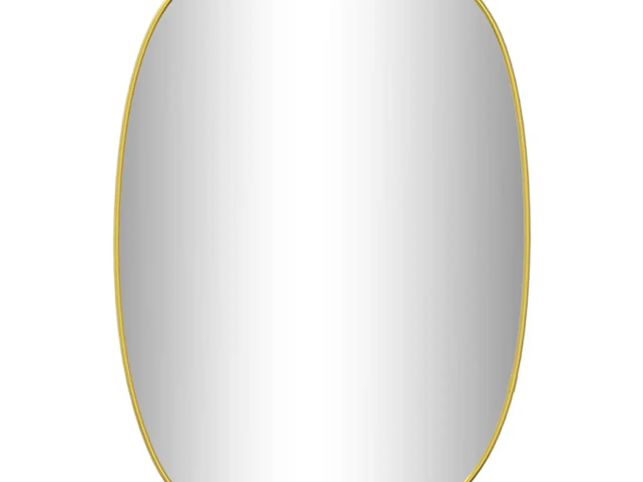 Billede 2 - Vægspejl 50 x 35 cm - guldfarvet