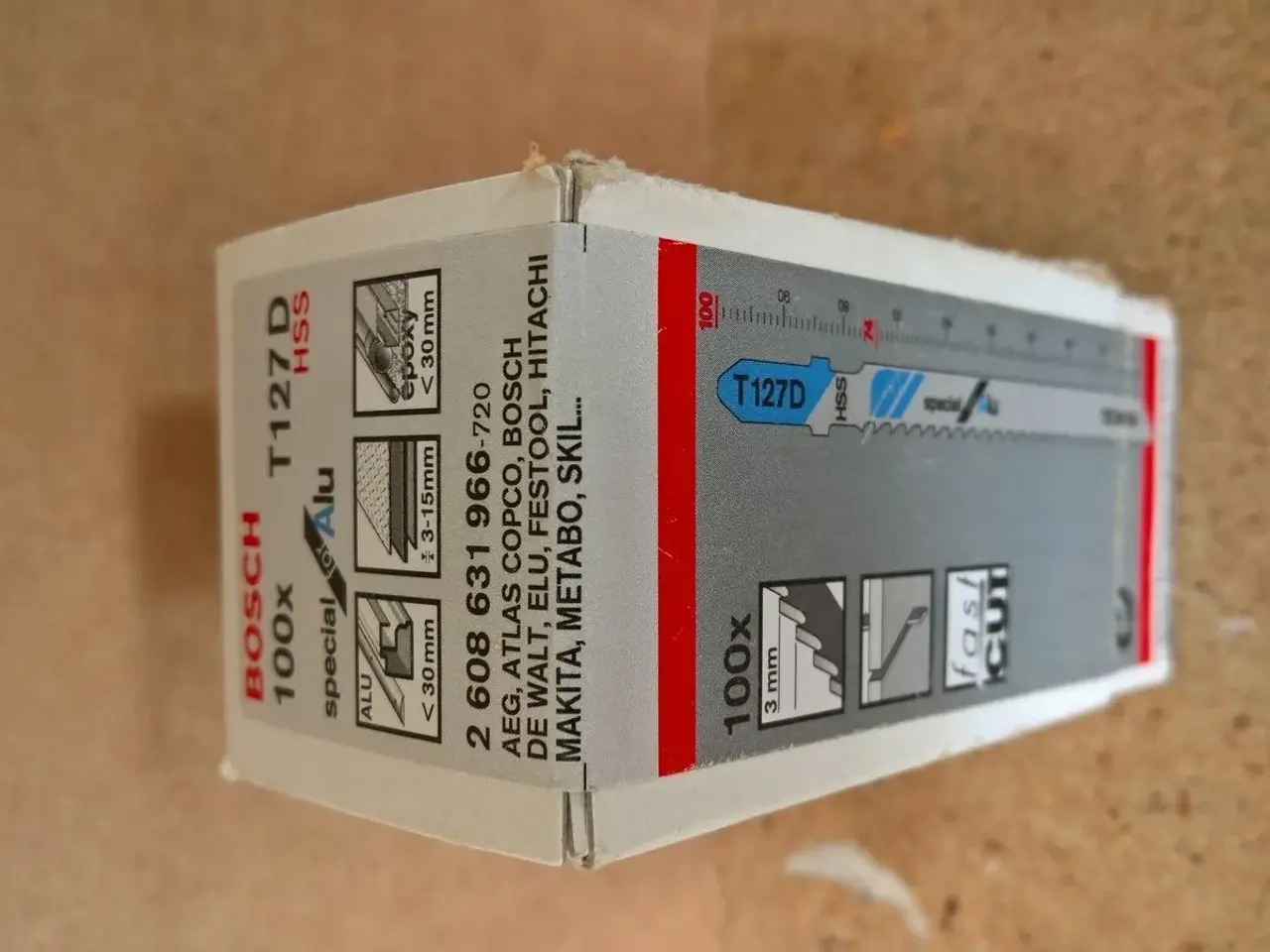 Billede 1 - 100 stk. Stiksav klinge fra BOSCH "SIDSTE PAKKE"
