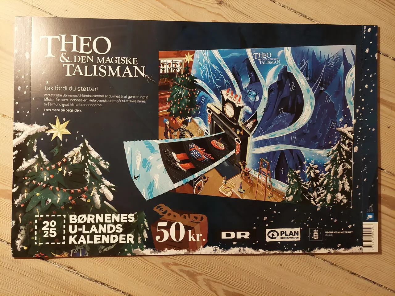 Billede 1 - Uåbnet julekalender - Theo og den magiske talisman