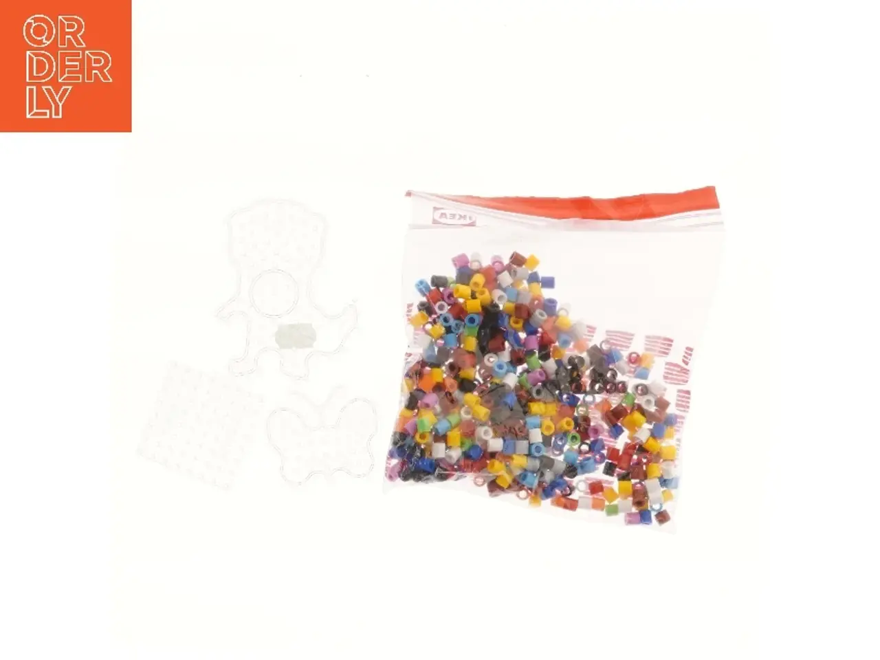 Billede 1 - Tre Maxi perleplader og pose med Maxi-perler