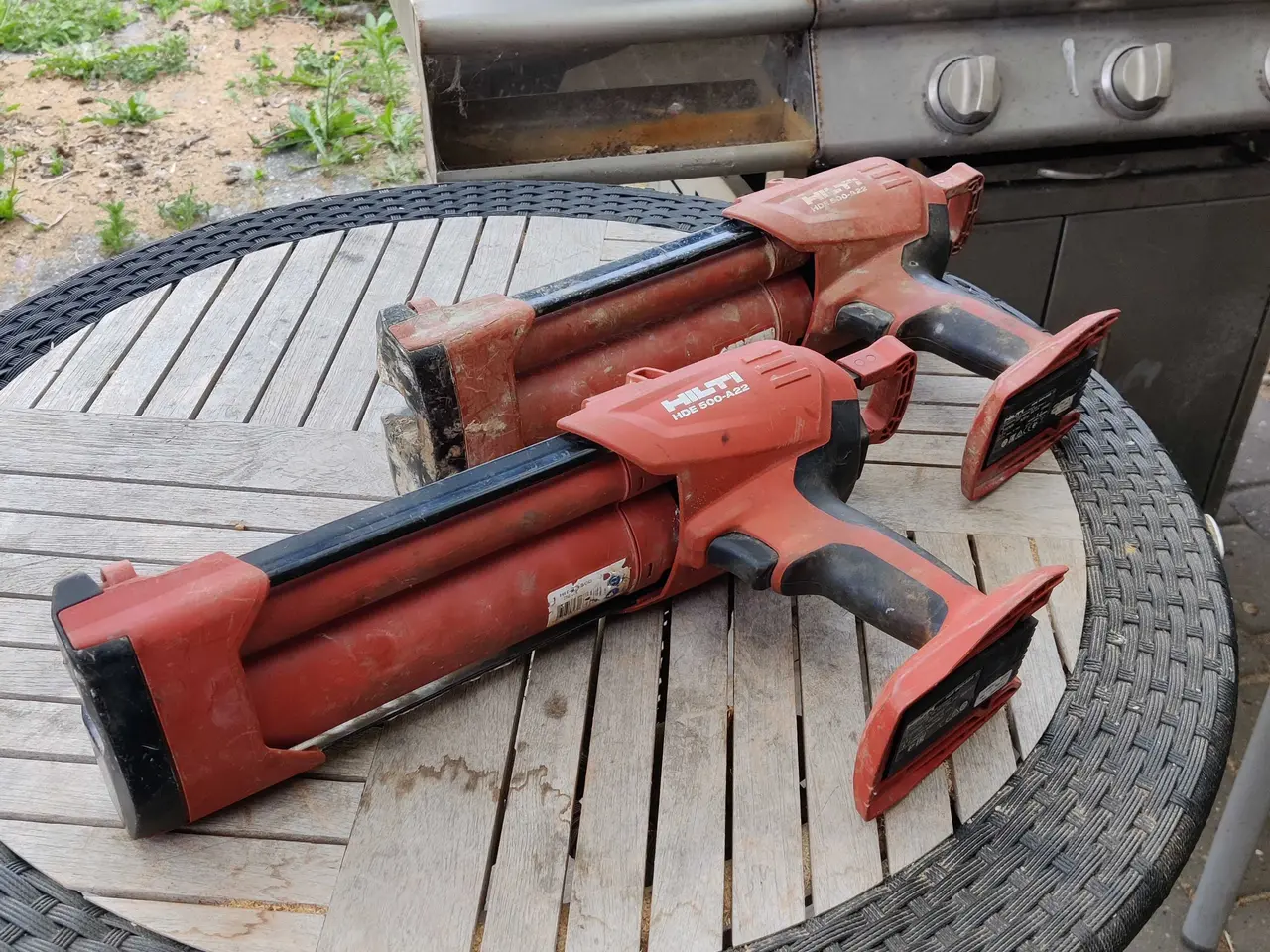 Billede 1 - Fugepistol, 2 stk til batteri, UDEN BATTERIER 