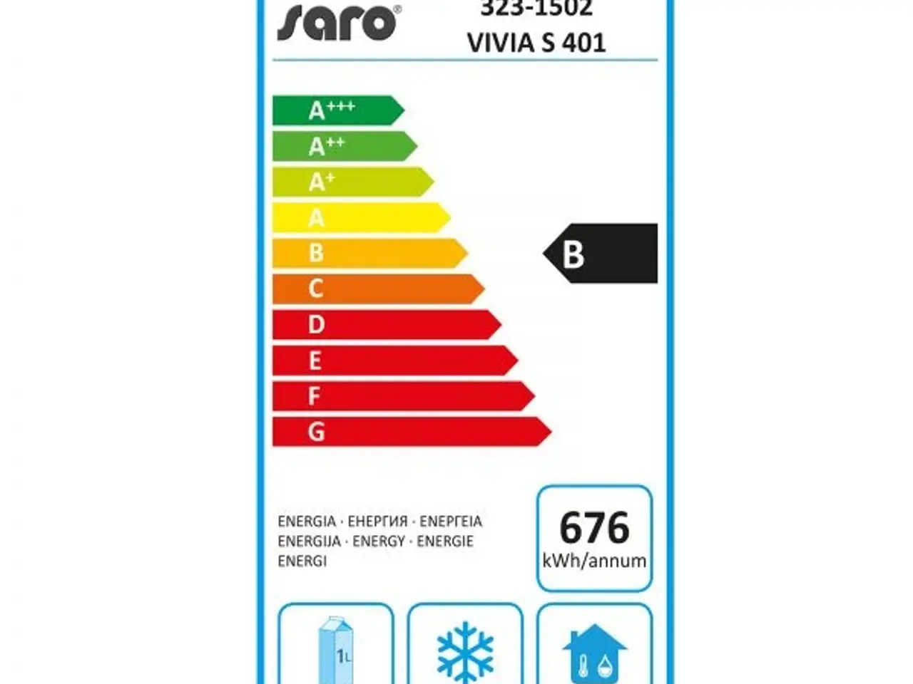 Billede 2 - Kølebord med 1 dør – B435 x D700 x H870-890 mm