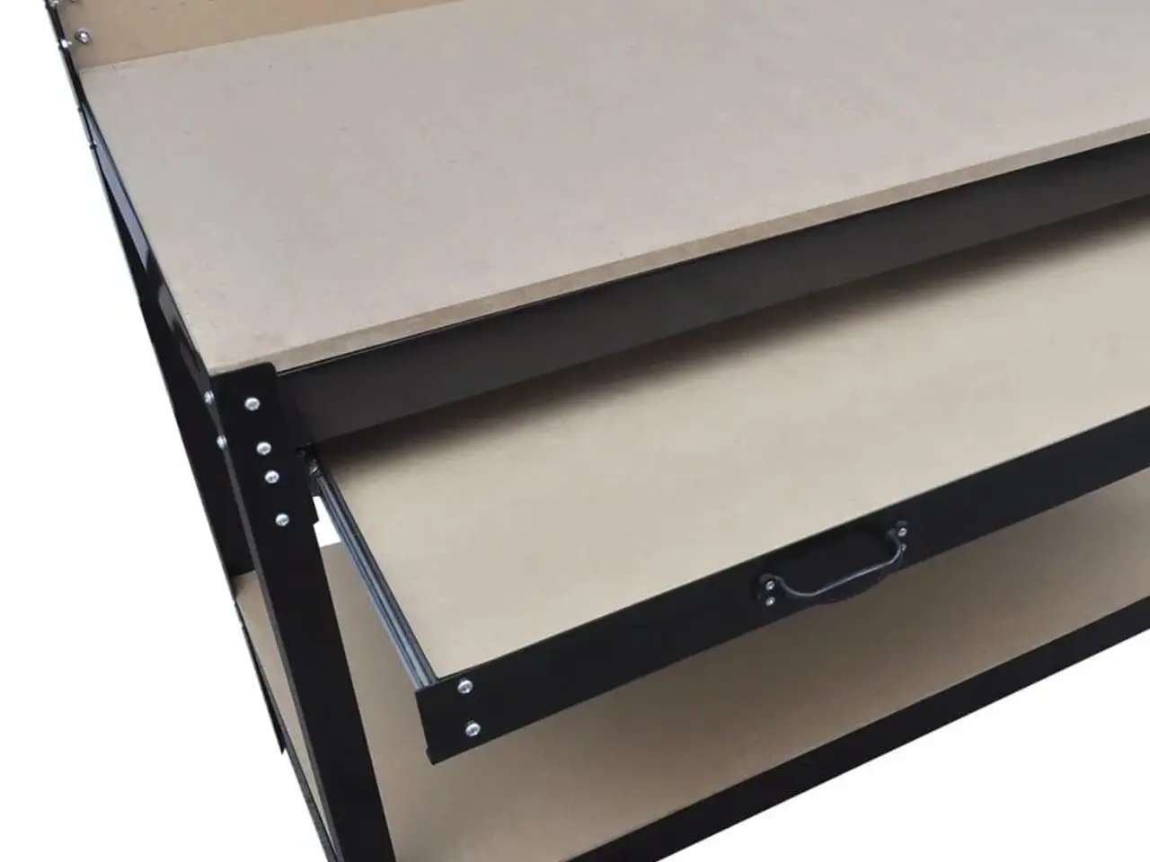 Billede 5 - Arbejdsbænk med stiftplade og skuffe - stål og MDF, 115 × 55 × 140 cm