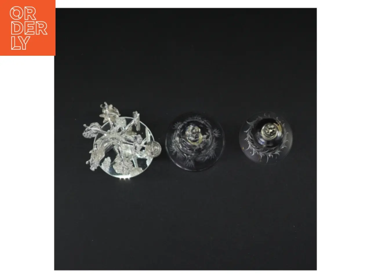 Billede 3 - Dekorative Glas Juleklokker og -figurer (str. 8 cm til 16 cm høje)