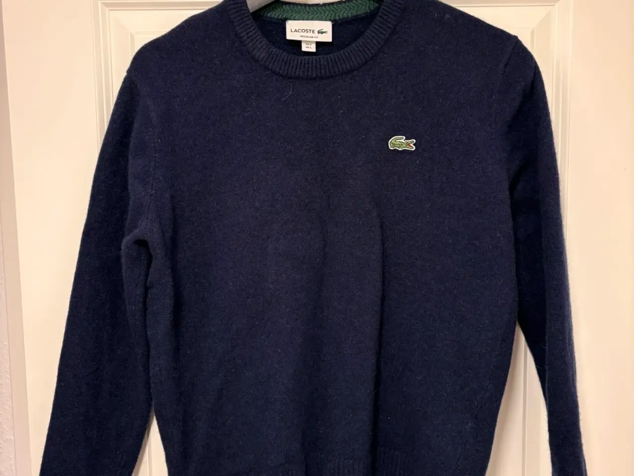 Billede 1 - Blå Lacoste strik sweatshirt