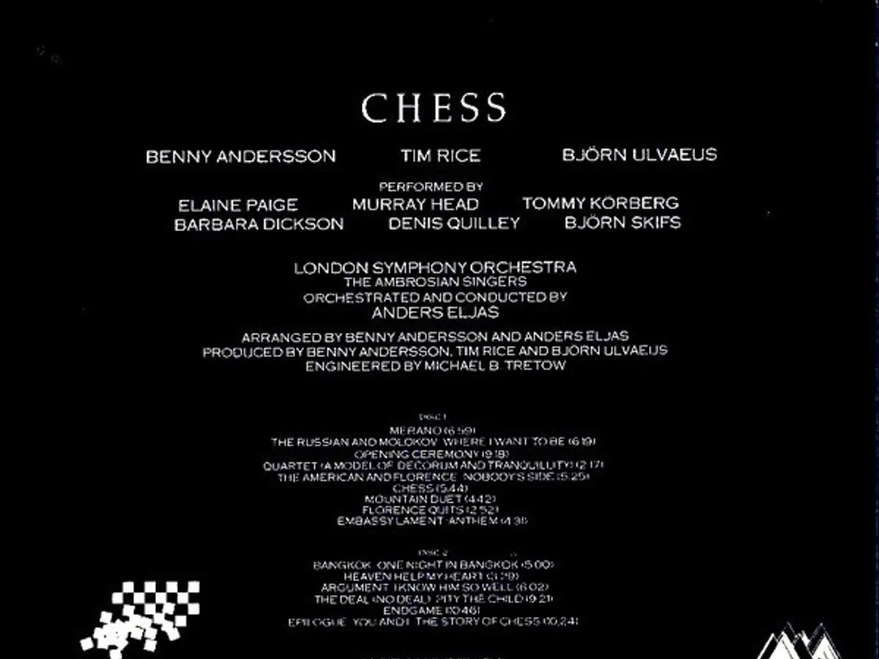Billede 2 - Benny Andersson · Tim Rice · Björn Ulvaeus – Chess