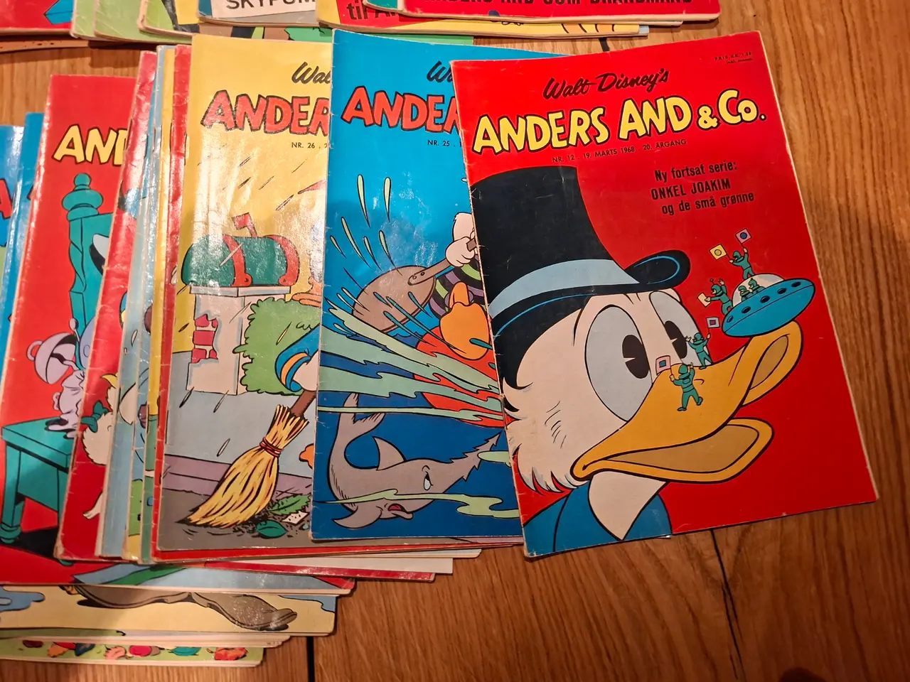 Billede 4 - Anders And blade 1968, komplet, pånær nr. 7