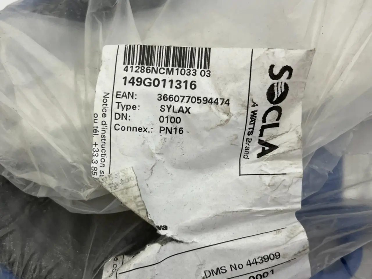 Billede 1 - Socla SYLAX DN100 PN16 Butterfly ventil 149G011316