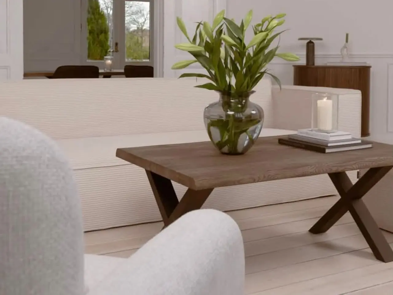 Billede 3 - Helt ny 4-pers. fløjl sofa