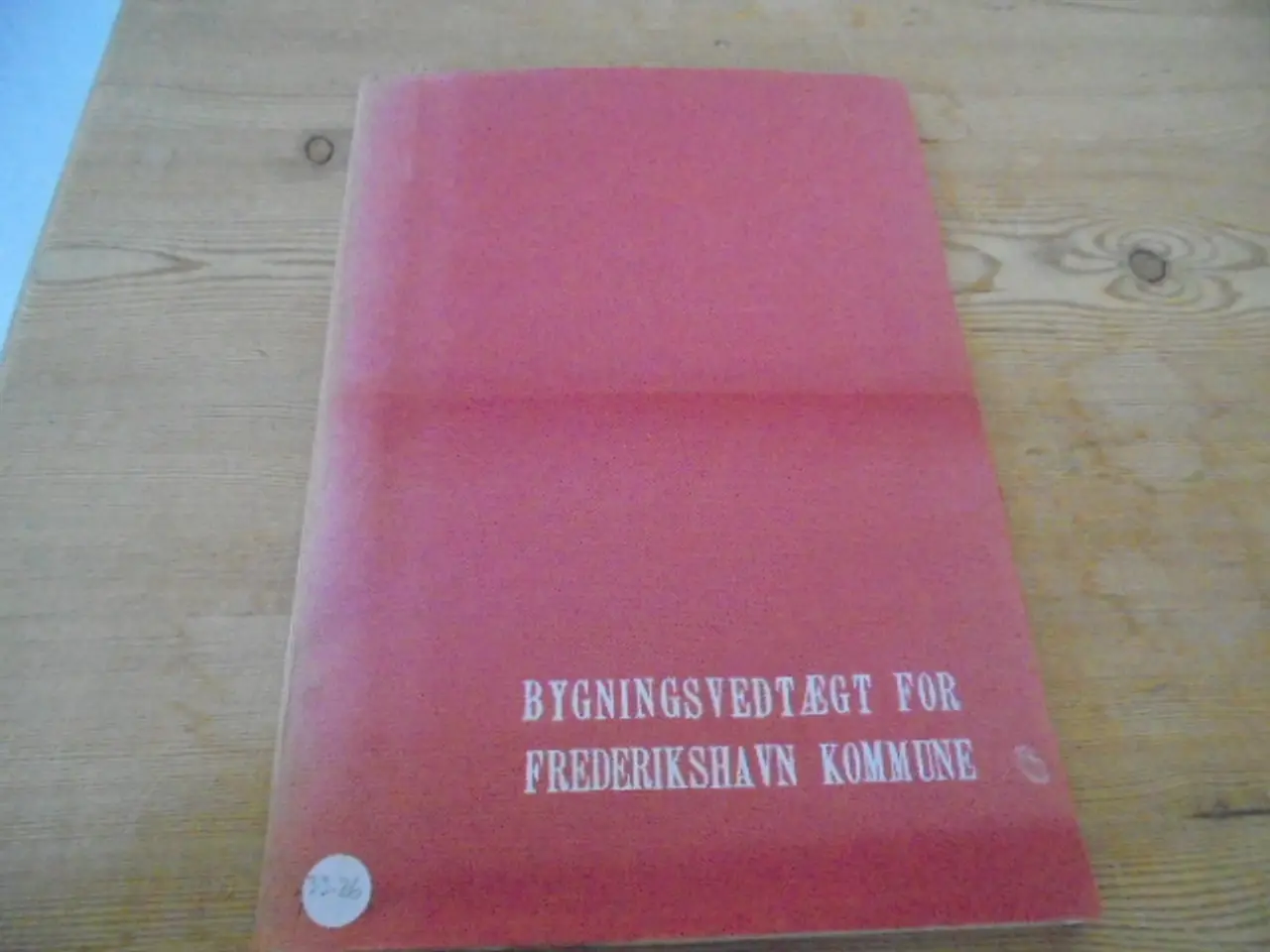 Billede 1 - Bygningsvedtægt for Frederikshavn Kommune 1964