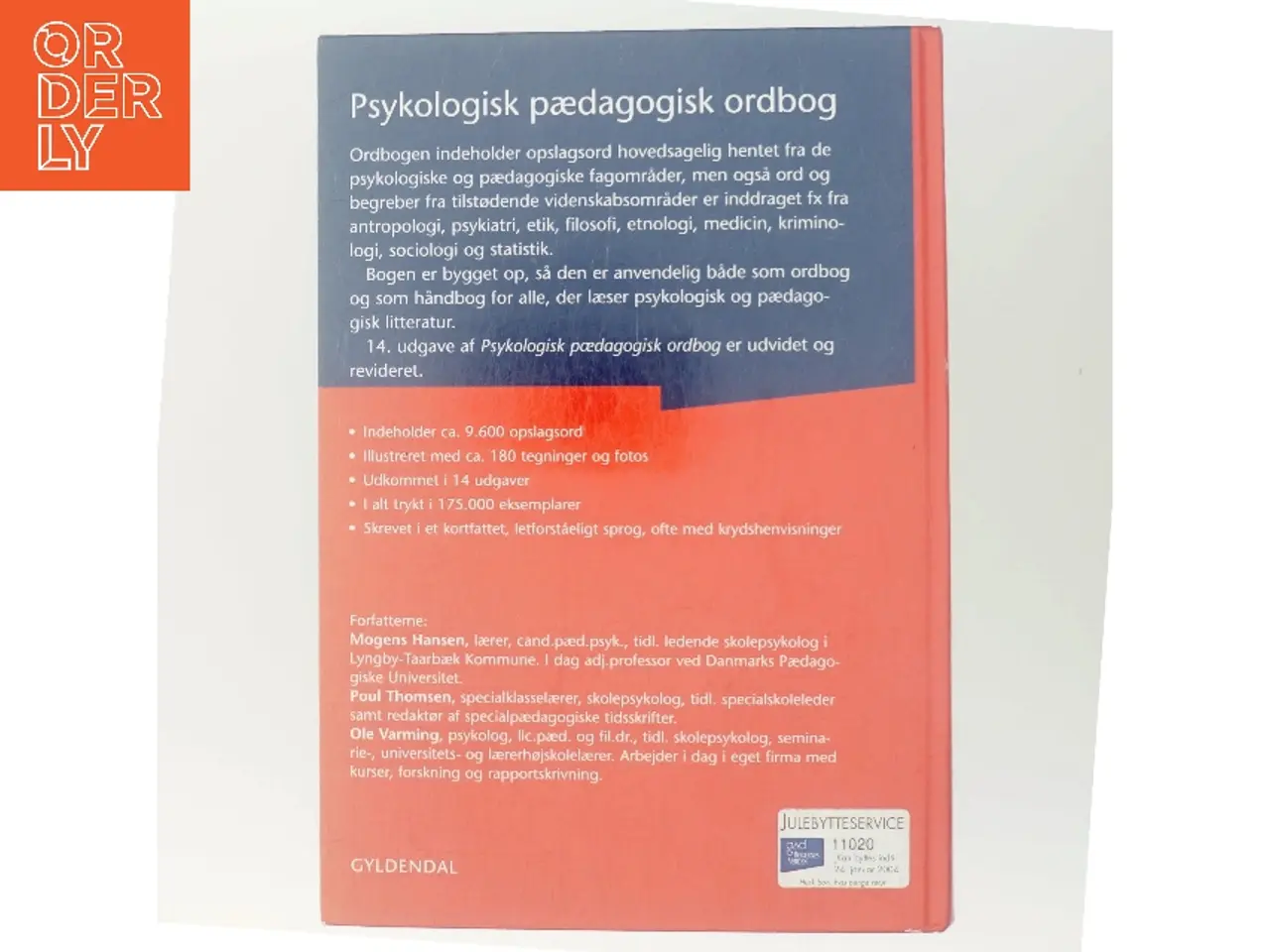 Billede 3 - Psykologisk pædagogisk ordbog (Bog)