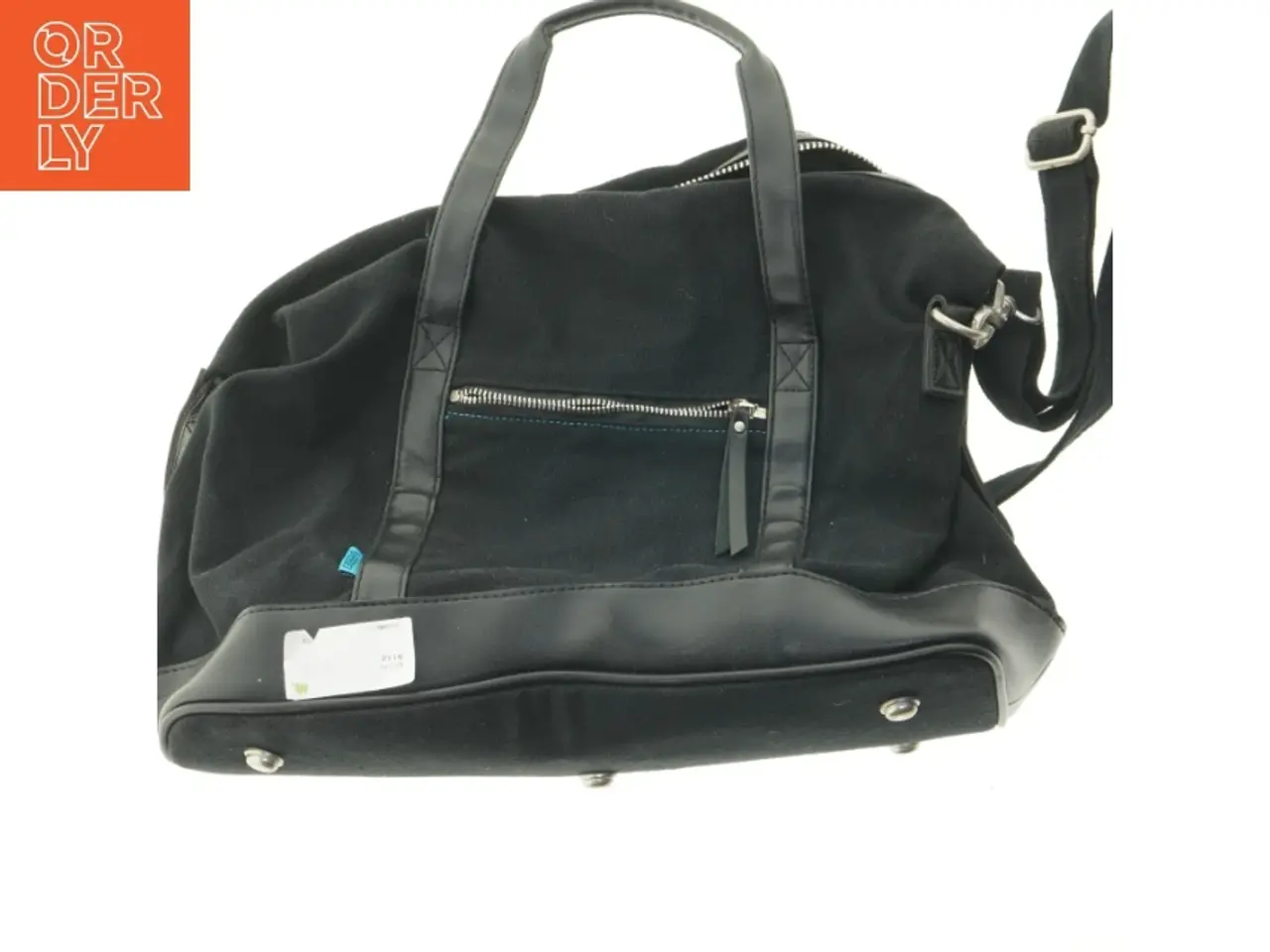 Billede 1 - Sort skuldertaske fra Veggo (str. 40 cm)