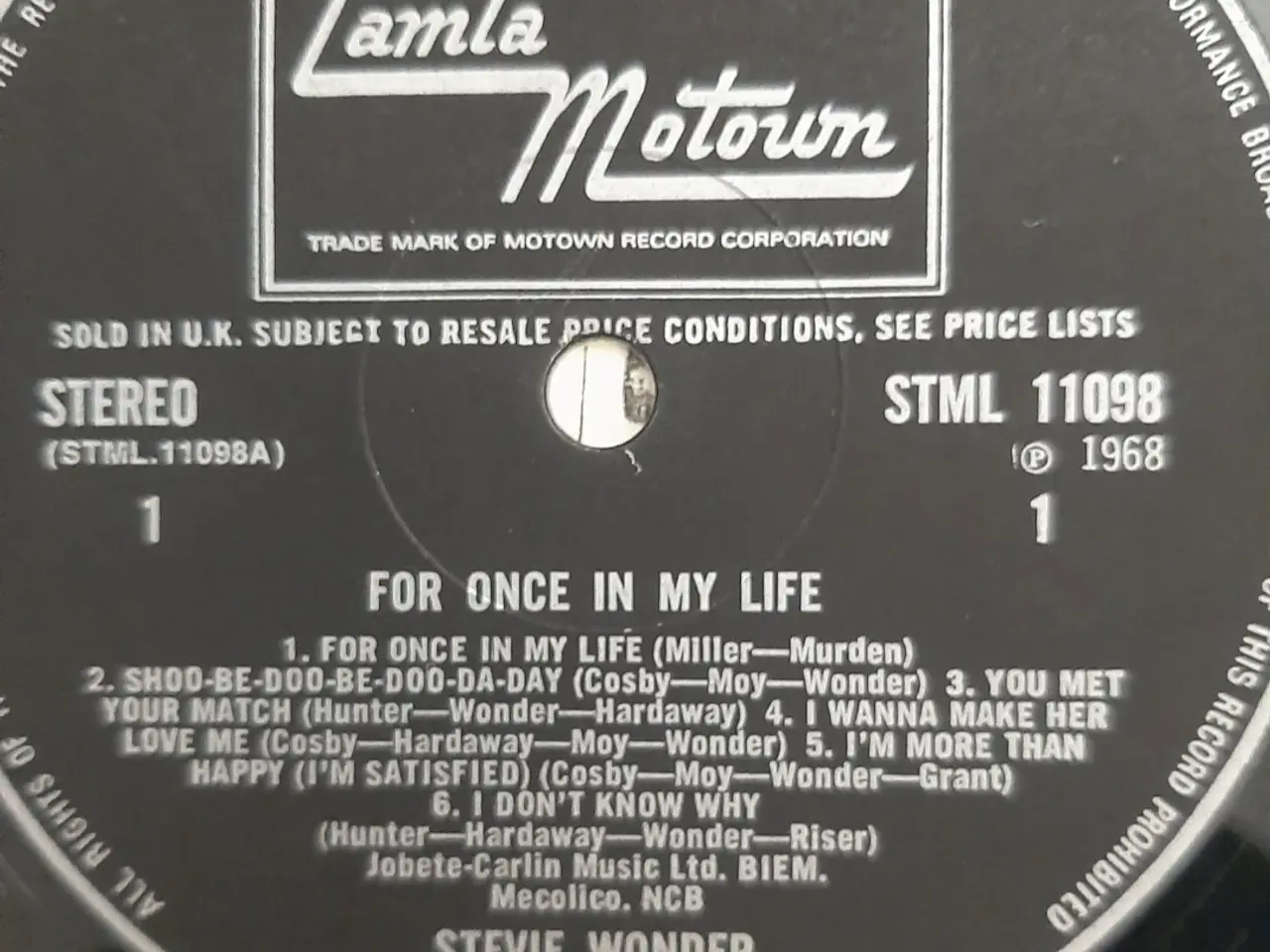 Billede 2 - STEVIE WONDER VINYL