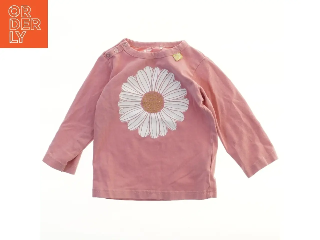 Billede 1 - Langærmet bluse med blomsterprint fra Danefæ (str. 74)