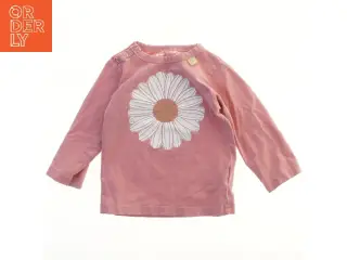 Langærmet bluse med blomsterprint fra Danefæ (str. 74)
