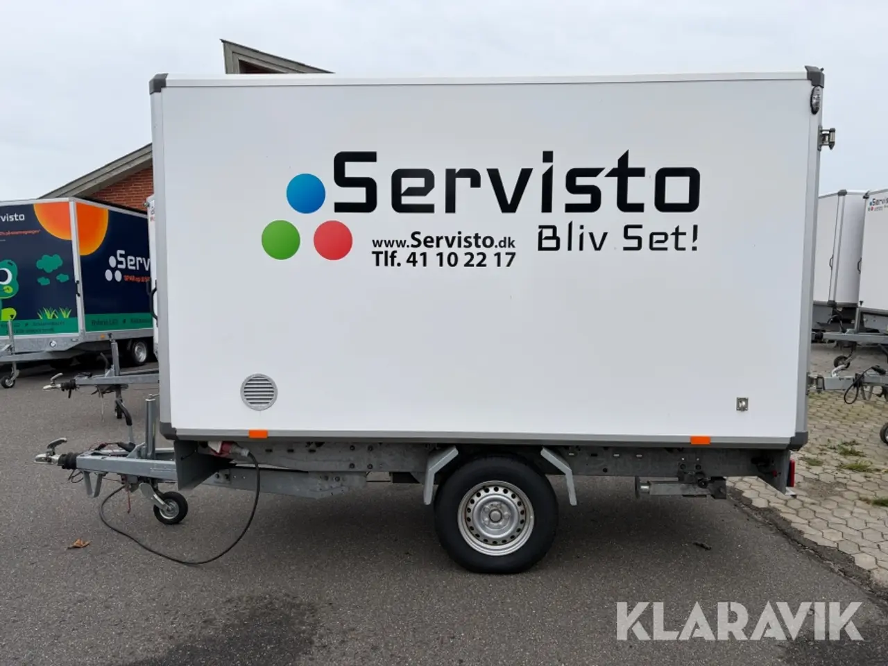 Billede 4 - Trailer Variant 1517C3 med reklame skærm 1 styk