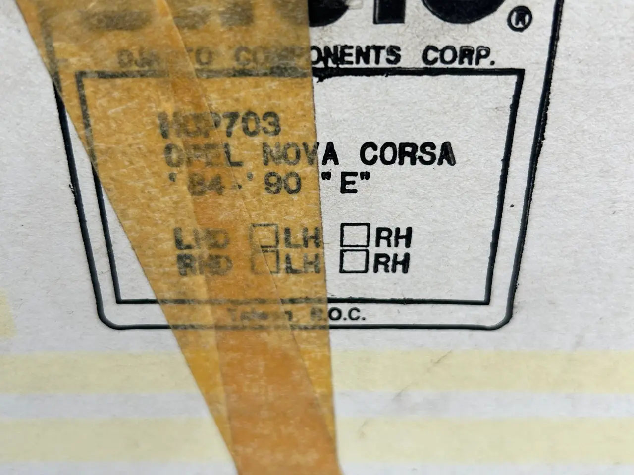 Billede 1 - Opel Corsa parabol