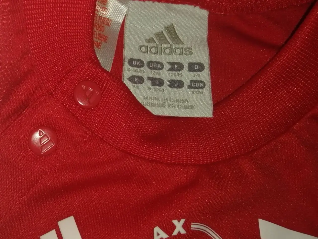 Billede 4 - NY AFC AJAX 2006-07 BABY TRØJE, STR. 74