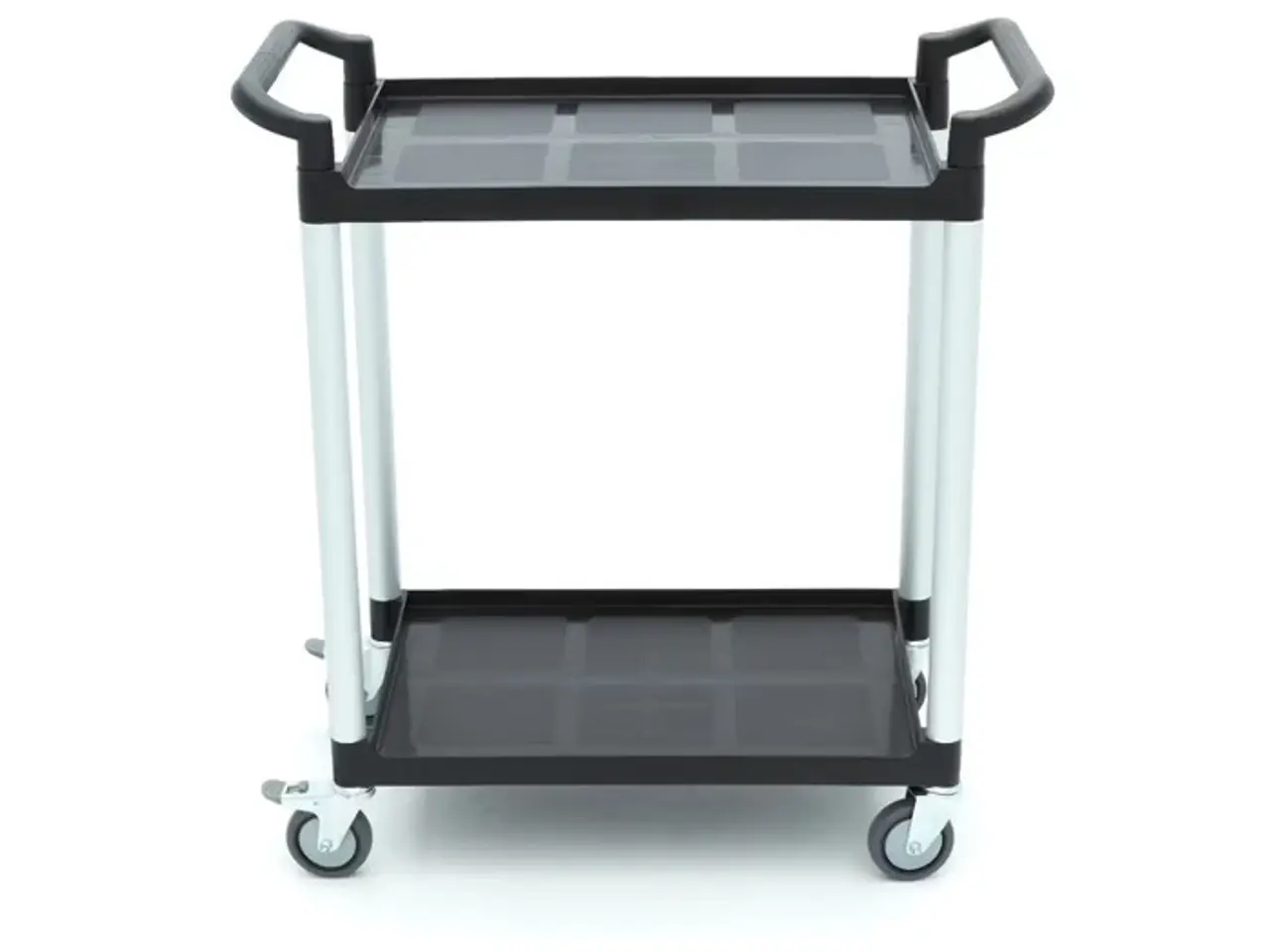 Billede 2 - Serveringsvogn – 2 plasthylder – 86,5 x 42,5 cm