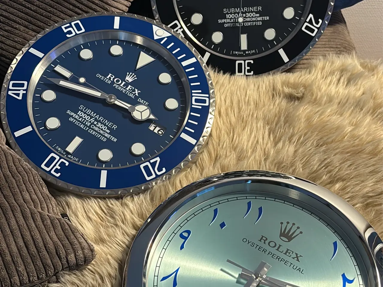 Billede 1 - Rolex vægure (display modeller)