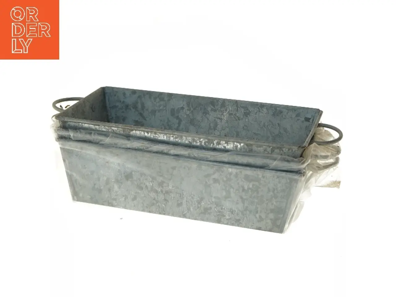 Billede 1 - Galvaniseret metalbakke, 3 styk (str. 26x13, 3 styk cm)