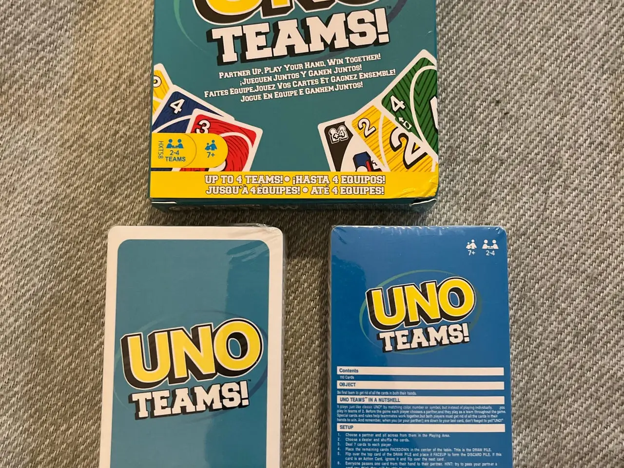 Billede 3 - Mattel UNO Teams kortspil