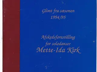 Balletgalla - Ballet 1995 - Det Kongelige Teater - Program A5 - Pæn