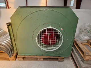 Korntørring: Lavtryksblæser 10 hk (7,5 kW)