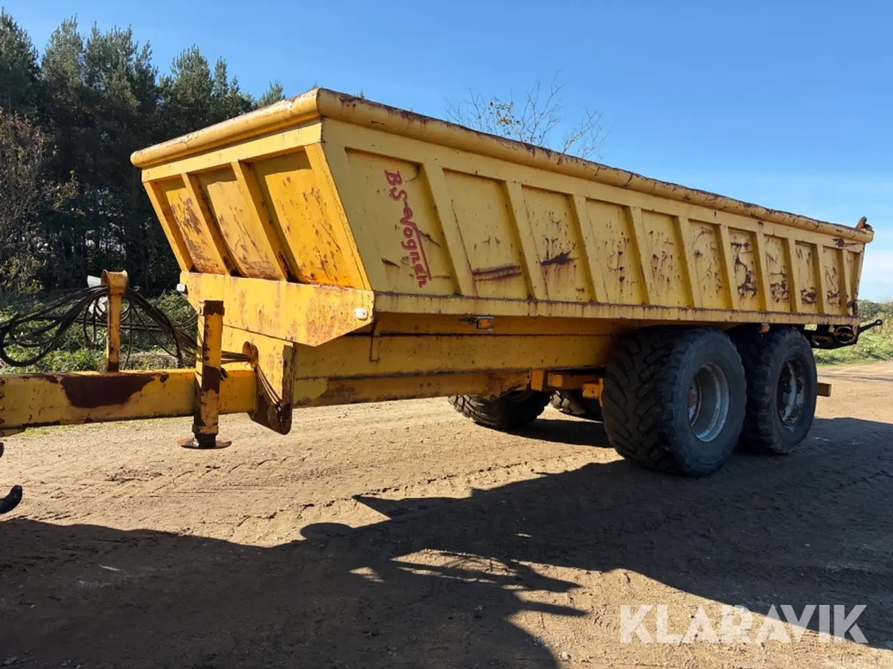 Billede 2 - Entrepenørvogn BS Vognen 22,5 tons