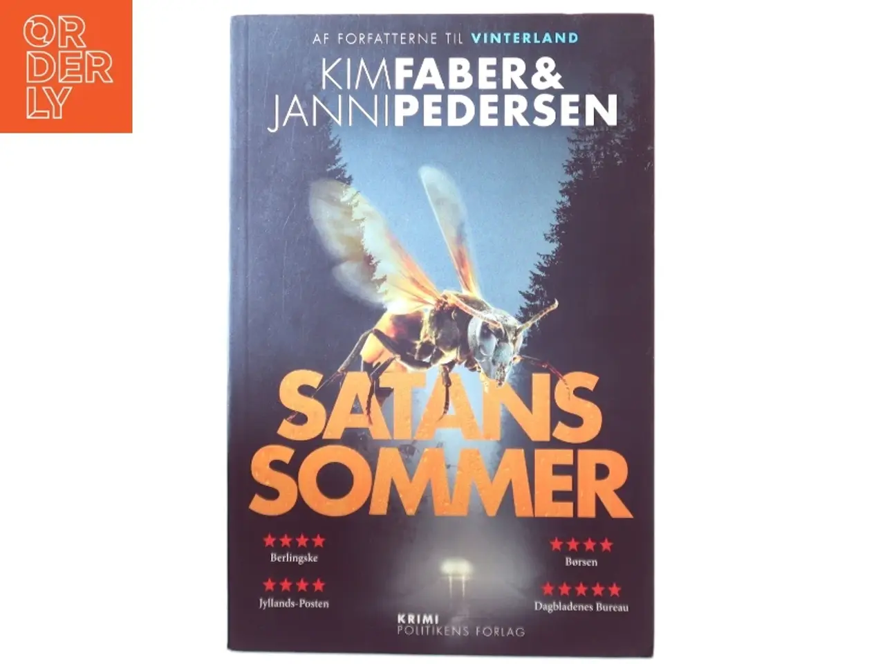 Billede 1 - Satans sommer : krimi af Kim Faber (Bog)