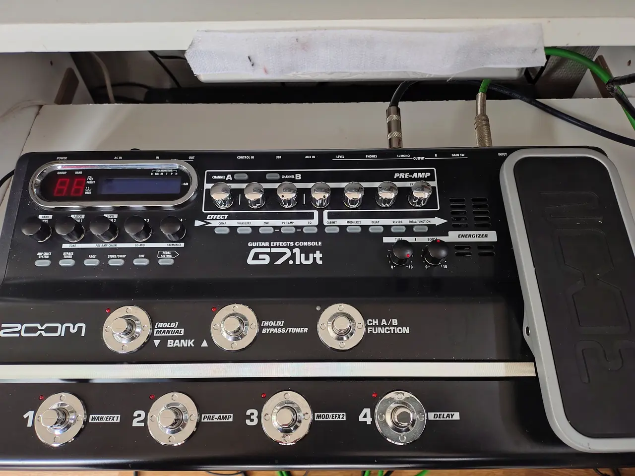 Billede 1 - ZoomGt.1ut guitar effects console
