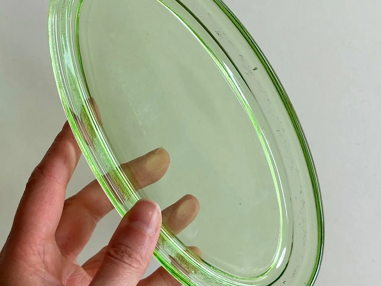 Billede 3 - Oval glasbakke