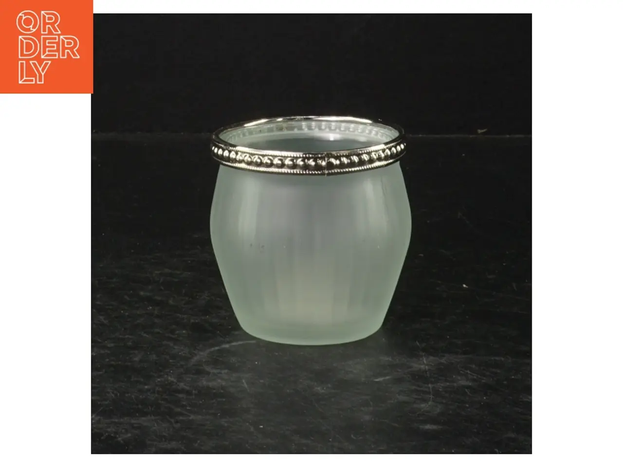 Billede 1 - 6 Grønlige glasstager fra Kj Collection (str. 7 cm. 6 styk)