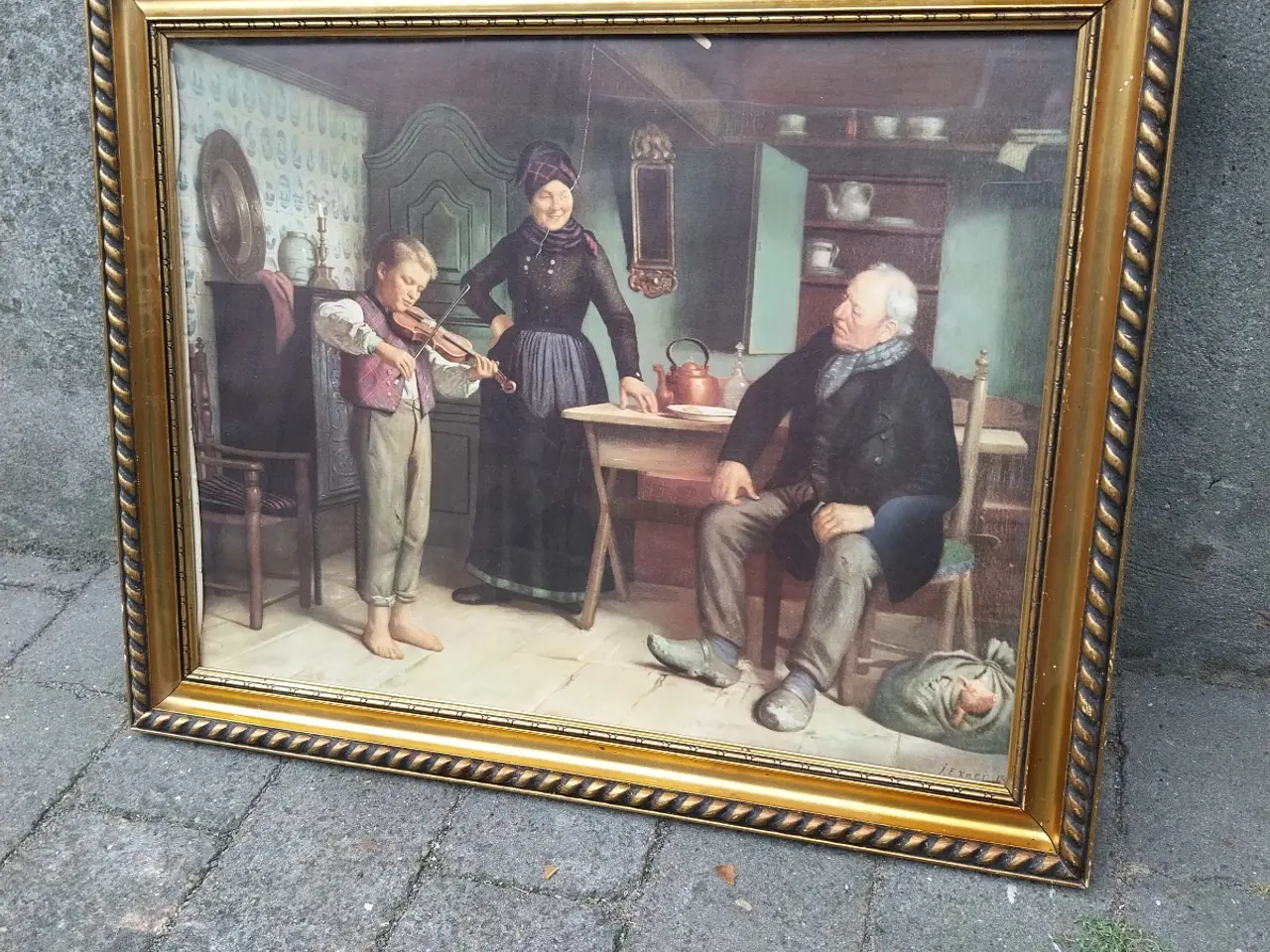 Billede 1 - Plakat i ramme 54 x 67 cm