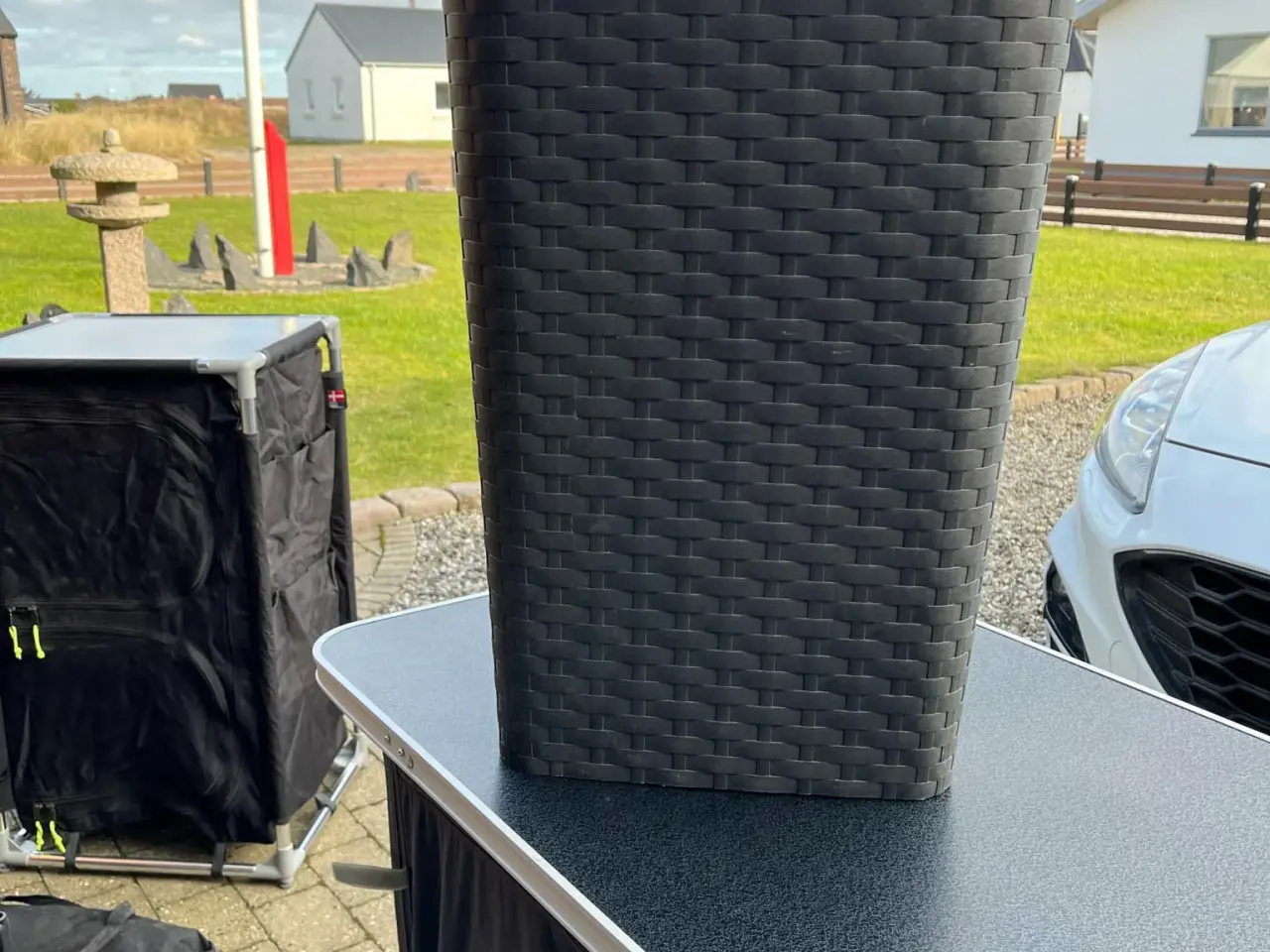 Billede 1 - Snavsetøjskurv “Rattan look”