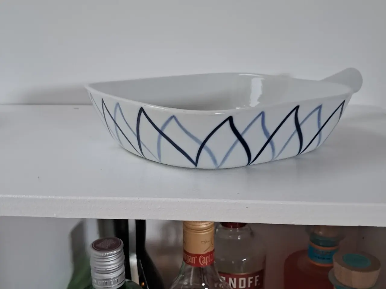 Billede 5 - Harlekin/blå flamme af lyngby Porcelæn.