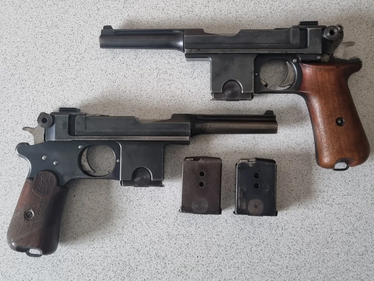 Billede 1 - 2stk Bergmann 9x23mm på samlertilladelse. 