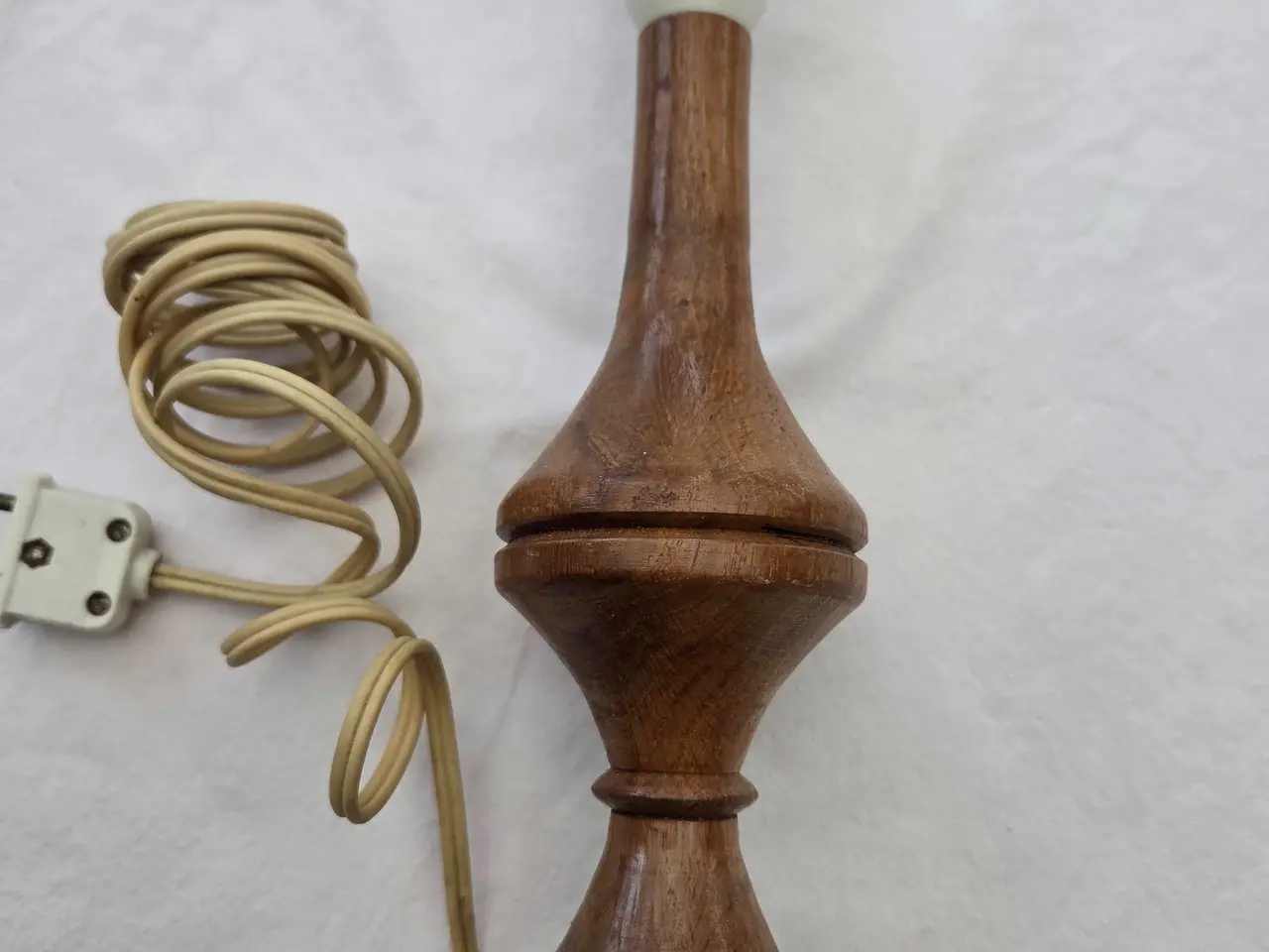 Billede 1 - Teak bordlampe vintage 1940