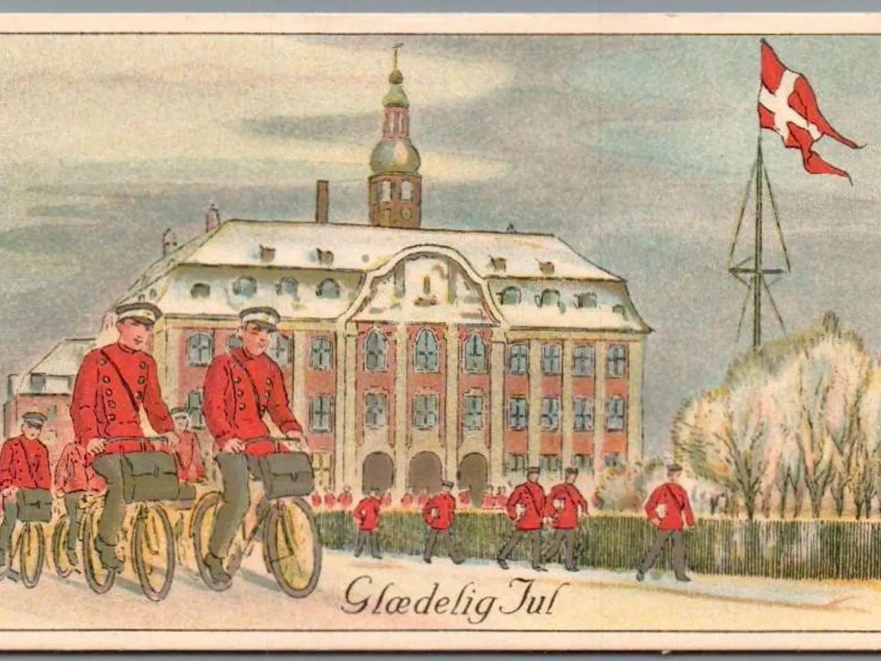 Billede 1 - Centralpostgaarden - Glædelig Jul - København - Postkort - Ubrugt
