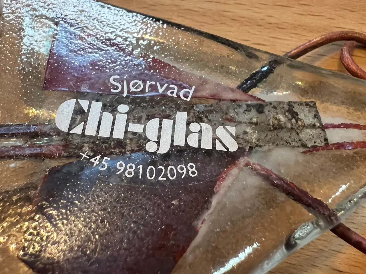 Billede 4 - Lille Krog lavet af glas fra Sjørvad Chi-Glas