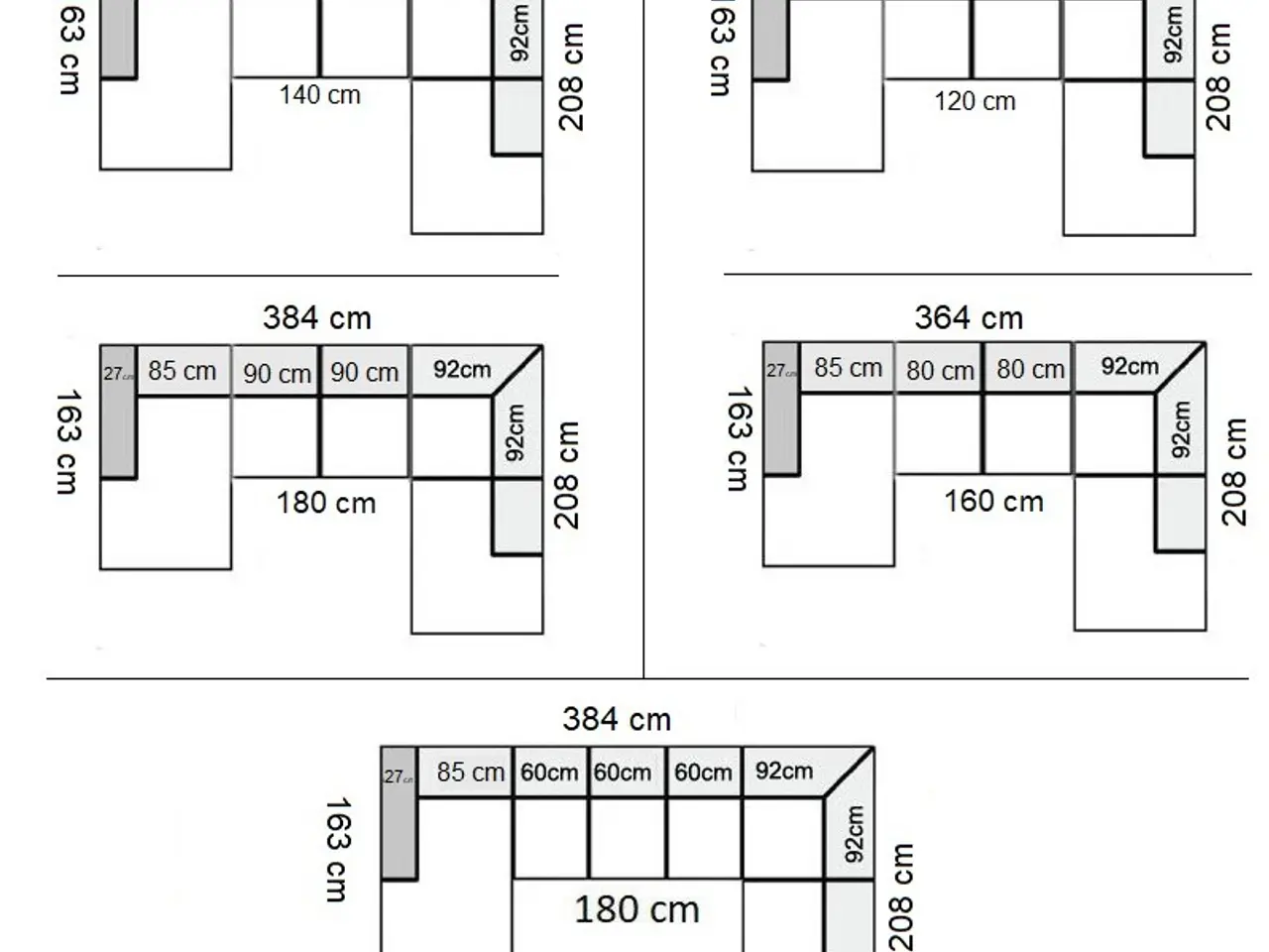Billede 2 - Hjort Knudsen Aarhus hjørnesofa med chaiselong og open end venstrevendt