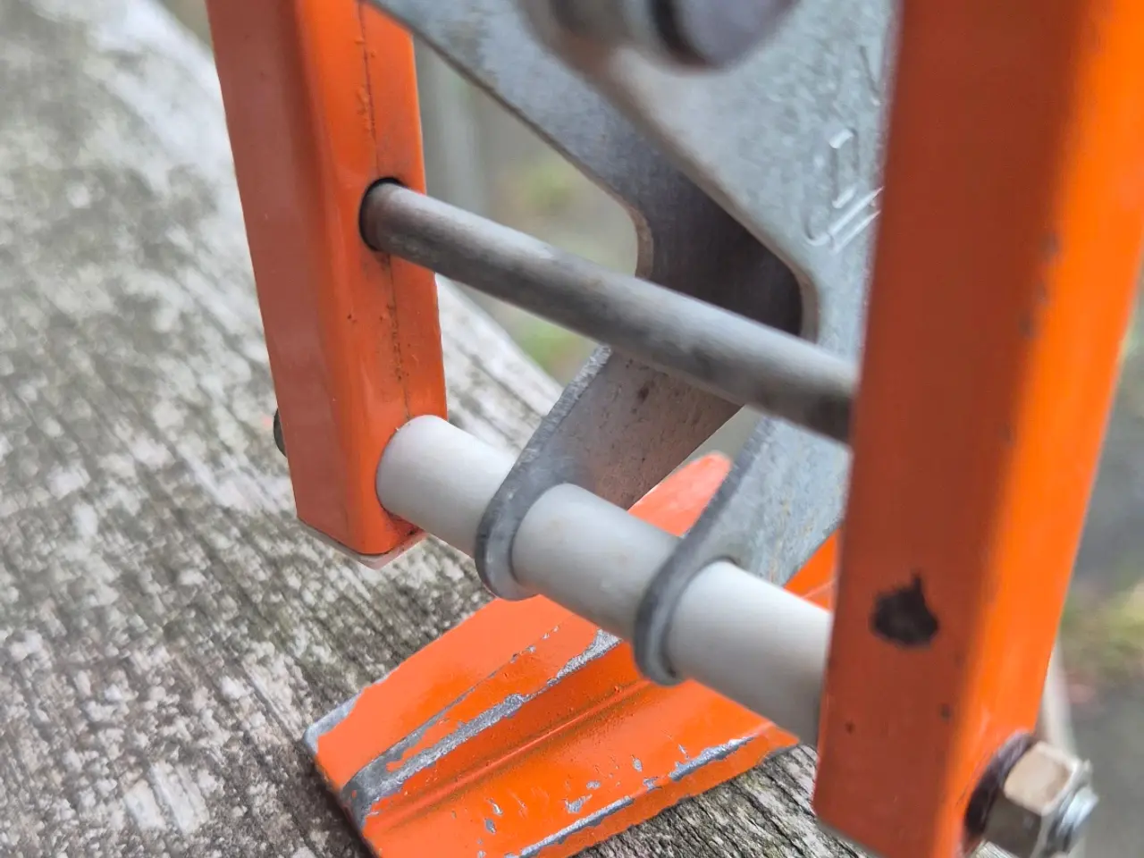 Billede 13 - Rustik og solid orange arkitektlampe