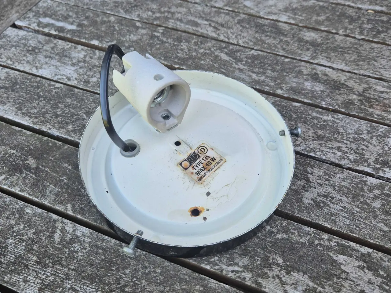 Billede 15 - Plafond med skærm gylden glasskærm 
